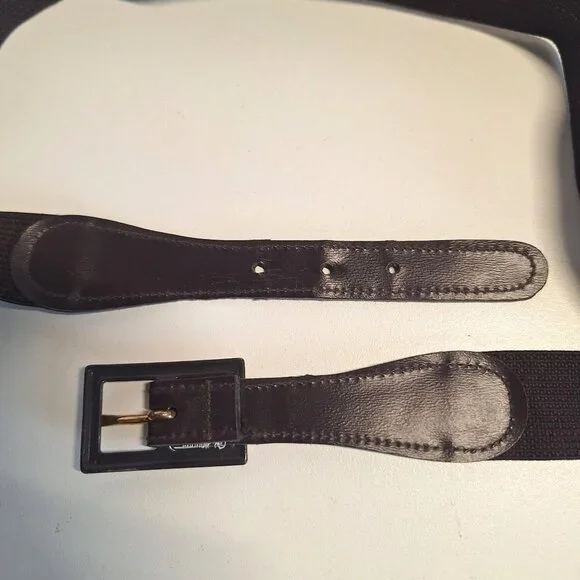 Brownie Girl Scout Beret & Adjustable Belt Brown Seam Issue on Hat READ Vintage - Picture 3 of 8